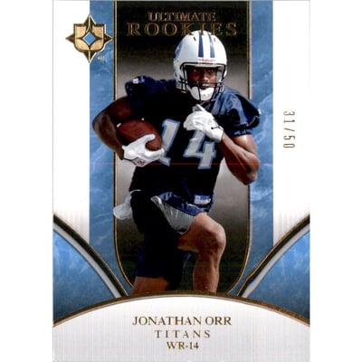 2006 Ultimate Collection Gold #328 Jonathan Orr