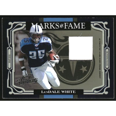 2007 Absolute Memorabilia Marks of Fame Materials Prime #2 LenDale White