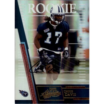 2007 Absolute Memorabilia #210 Chris Davis AU RC