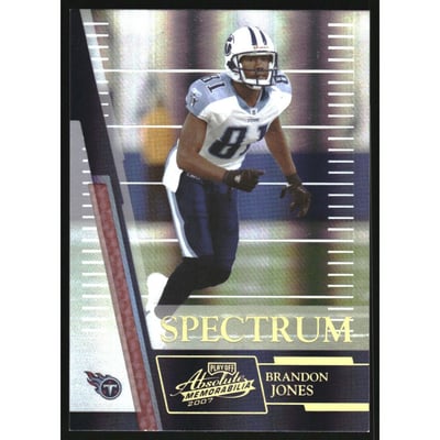 2007 Absolute Memorabilia Spectrum Gold #133 Brandon Jones