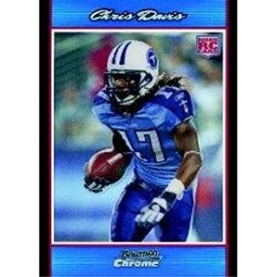 2007 Bowman Chrome Blue Refractors #BC107 Chris Davis