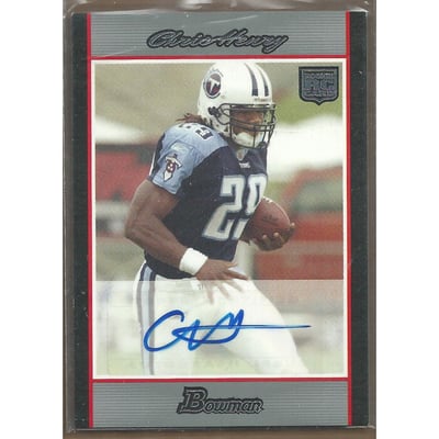 2007 Bowman Rookie Autographs #BAVCH Chris Henry RB/199