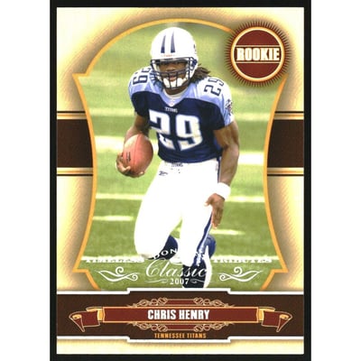 2007 Donruss Classics Timeless Tributes Silver #162 Chris Henry
