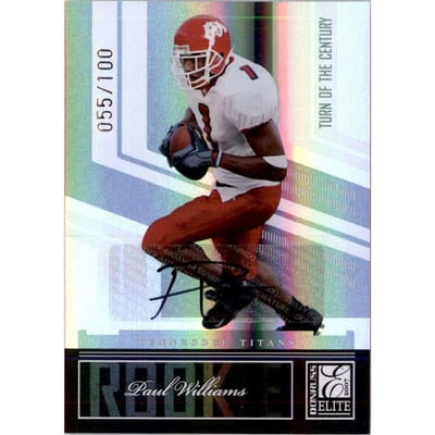 2007 Donruss Elite Turn of the Century Autographs #180 Paul Williams/100