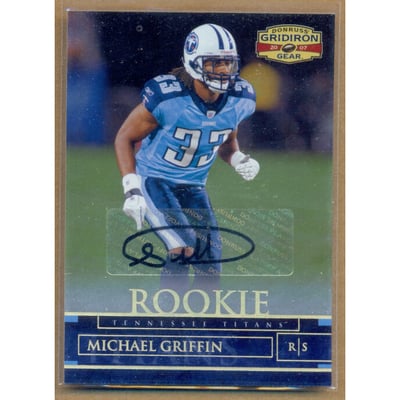 2007 Donruss Gridiron Gear Autographs Gold Holofoil #169 Michael Griffin/250