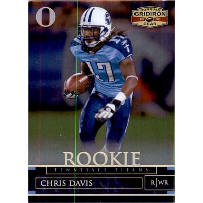 2007 Donruss Gridiron Gear Gold Holofoil O's #116 Chris Davis