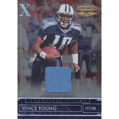 2007 Donruss Gridiron Gear Jerseys X's #86 Vince Young/105