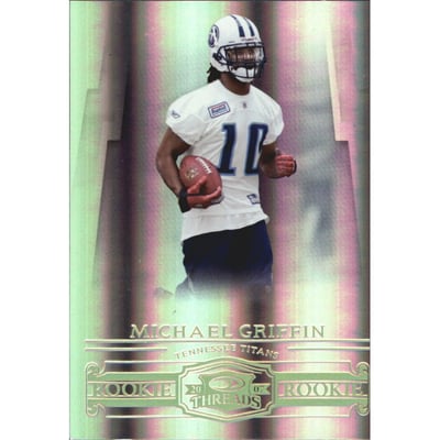 2007 Donruss Threads Gold Holofoil #216 Michael Griffin