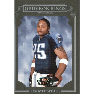 2007 Donruss Threads Pro Gridiron Kings Framed Green #26 LenDale White