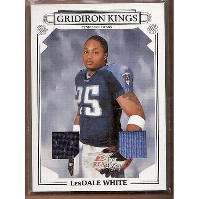 2007 Donruss Threads Pro Gridiron Kings Materials #26 LenDale White
