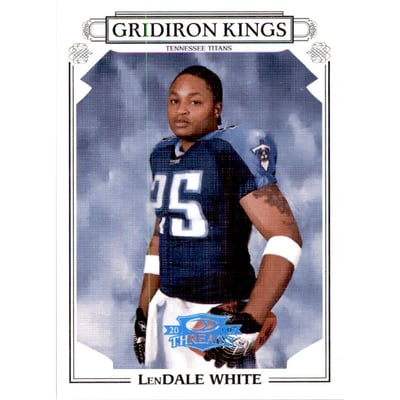 2007 Donruss Threads Pro Gridiron Kings Platinum #26 LenDale White
