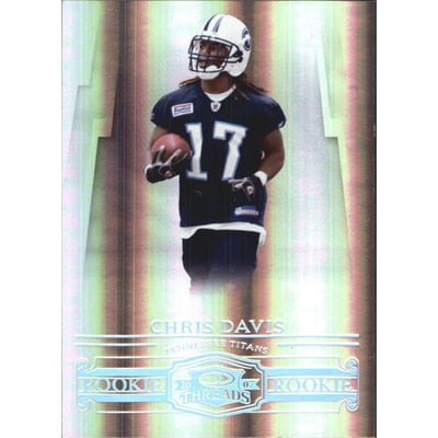 2007 Donruss Threads Silver Holofoil #176 Chris Davis