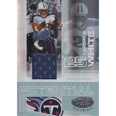 2007 Leaf Certified Materials Certified Potential Materials #5 LenDale White