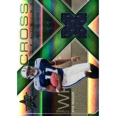 2007 Leaf Rookies and Stars Crosstraining Materials Green #20 Paul Williams