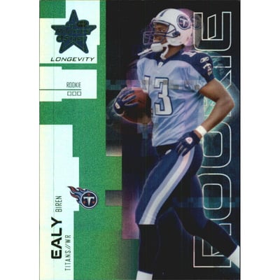 2007 Leaf Rookies and Stars Longevity Emerald #161 Biren Ealy