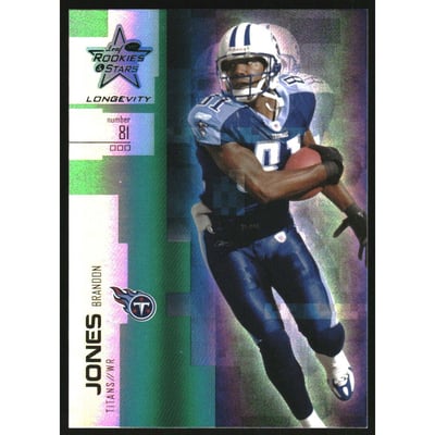 2007 Leaf Rookies and Stars Longevity Emerald #89 Brandon Jones