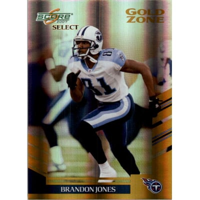 2007 Select Gold Zone #242 Brandon Jones