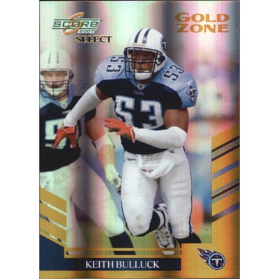 2007 Select Gold Zone #244 Keith Bulluck