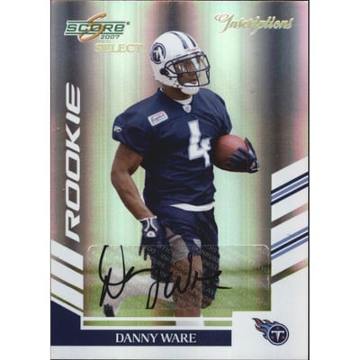 2007 Select Inscriptions #312 Danny Ware/100