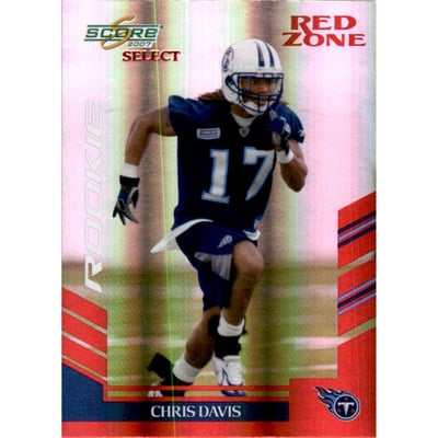 2007 Select Red Zone #334 Chris Davis