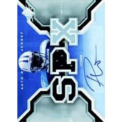 2007 SPx #204 Paul Williams JSY AU RC