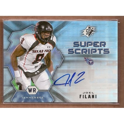 2007 SPx Super Scripts Autographs #SSJF Joel Filani