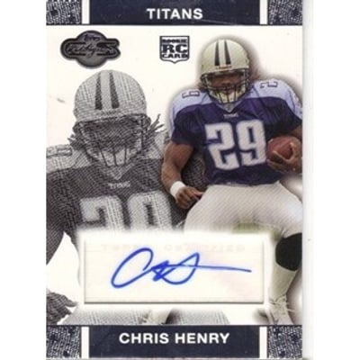 2007 Topps Co-Signers Rookie Autographs #CH Chris Henry F
