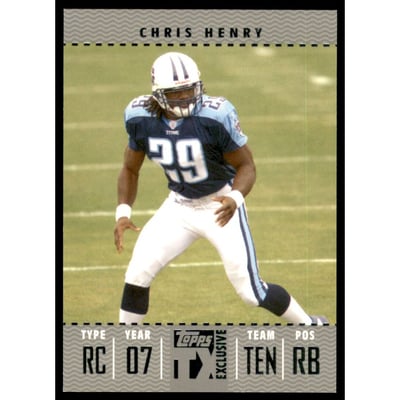 2007 Topps TX Exclusive Silver #126 Chris Henry
