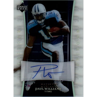 2007 Upper Deck Trilogy Rookie Autographs #170 Paul Williams/133