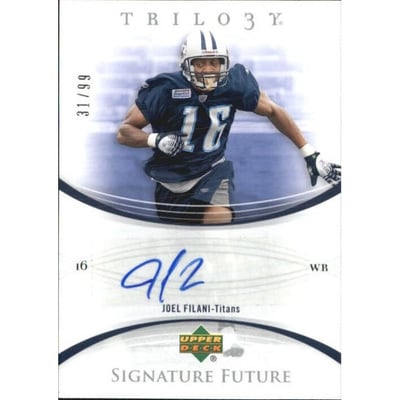 2007 Upper Deck Trilogy Signature Future Autographs #JF Joel Filani/99