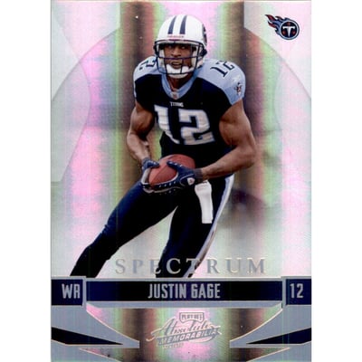 2008 Absolute Memorabilia Spectrum Gold #144 Justin Gage