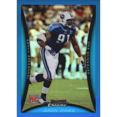 2008 Bowman Chrome Blue Refractors #BC7 Jason Jones