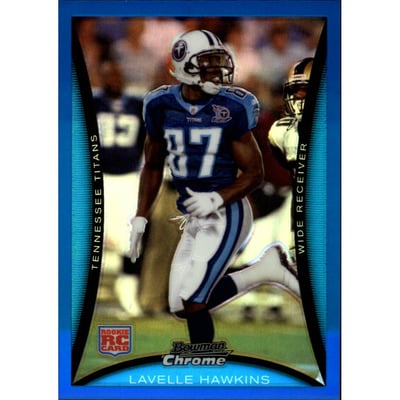 2008 Bowman Chrome Blue Refractors #BC99 Lavelle Hawkins