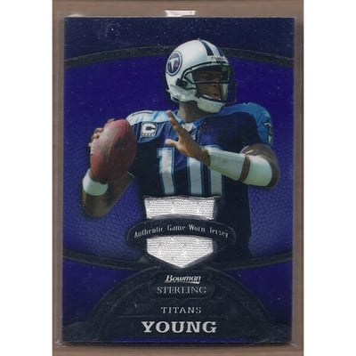 2008 Bowman Sterling Jerseys Blue #58 Vince Young