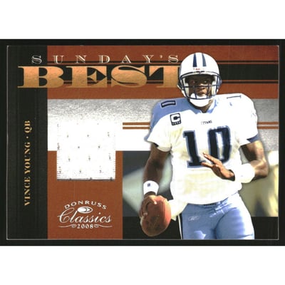 2008 Donruss Classics Sunday's Best Jerseys #29 Vince Young