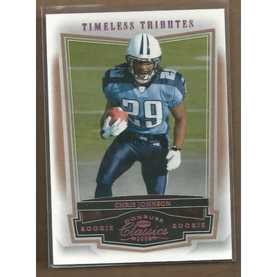 2008 Donruss Classics Timeless Tributes Bronze #230 Chris Johnson