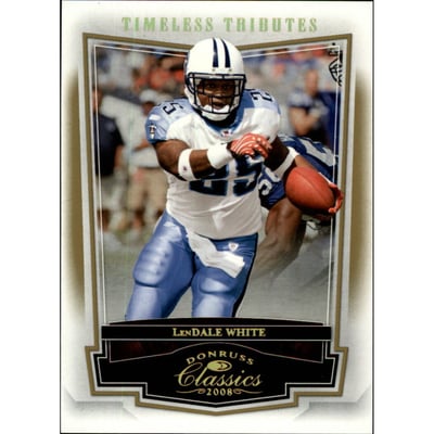 2008 Donruss Classics Timeless Tributes Gold #96 LenDale White