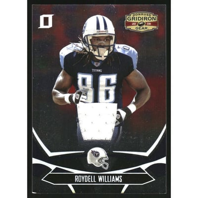 2008 Donruss Gridiron Gear Jerseys O's #97 Roydell Williams