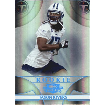 2008 Donruss Threads Platinum Holofoil #189 Jason Rivers