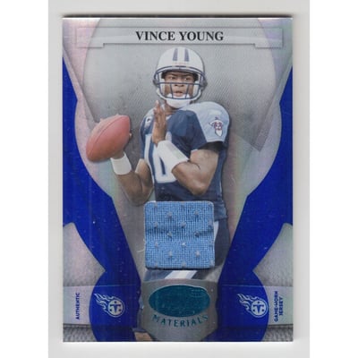 2008 Leaf Certified Materials Mirror Blue Materials #140 Vince Young