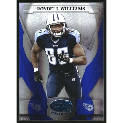 2008 Leaf Certified Materials Mirror Blue #143 Roydell Williams