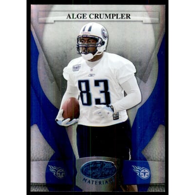2008 Leaf Certified Materials Mirror Blue #144 Alge Crumpler
