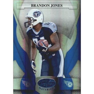 2008 Leaf Certified Materials Mirror Blue #145 Brandon Jones