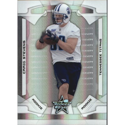 2008 Leaf Rookies and Stars Longevity Parallel Silver Holofoil #189 Craig Stevens