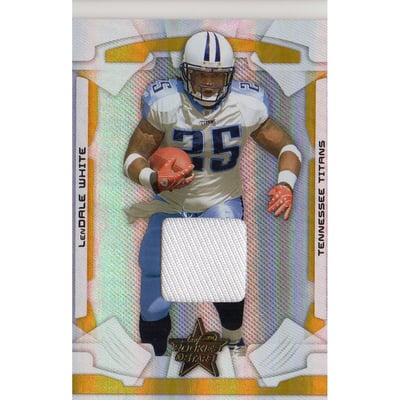 2008 Leaf Rookies and Stars Materials Gold Longevity #95 LenDale White/250