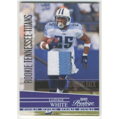 2008 Playoff Prestige Rookie Review Materials Prime #215 LenDale White