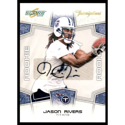 2008 Score Inscriptions #433 Jason Rivers/250