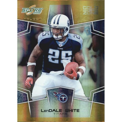 2008 Select Gold Zone #315 LenDale White