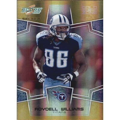 2008 Select Gold Zone #317 Roydell Williams