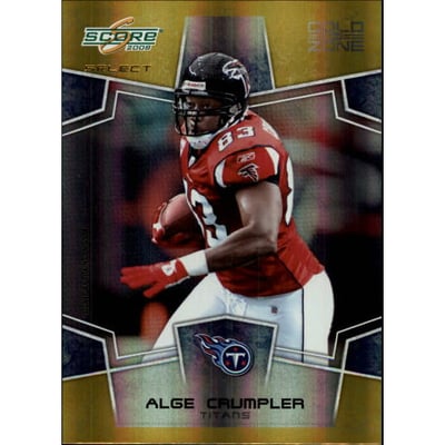 2008 Select Gold Zone #318 Alge Crumpler